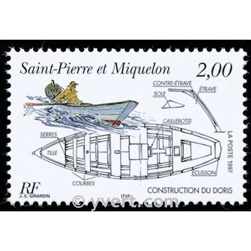 n° 645 -  Timbre Saint-Pierre et Miquelon Poste