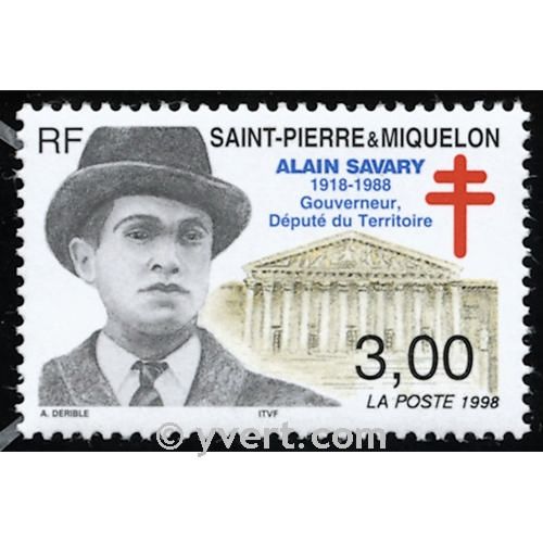 n° 669 -  Timbre Saint-Pierre et Miquelon Poste