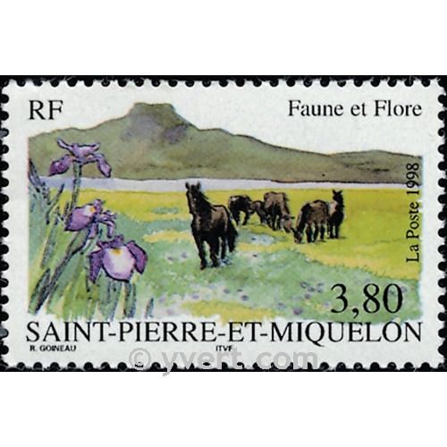 n° 671 -  Timbre Saint-Pierre et Miquelon Poste