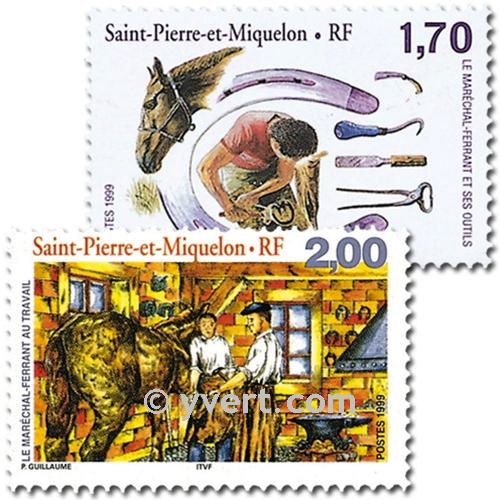 n° 689/690 -  Timbre Saint-Pierre et Miquelon Poste