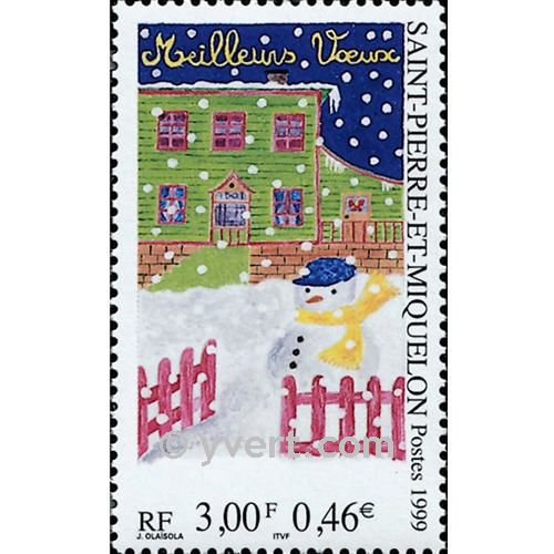 n° 705 -  Timbre Saint-Pierre et Miquelon Poste