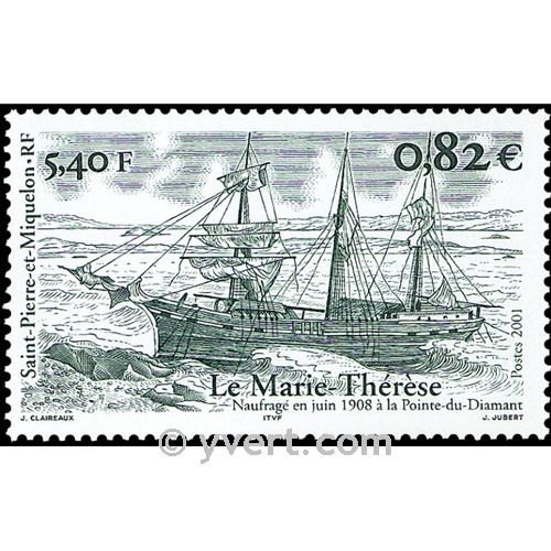 n° 752 -  Timbre Saint-Pierre et Miquelon Poste