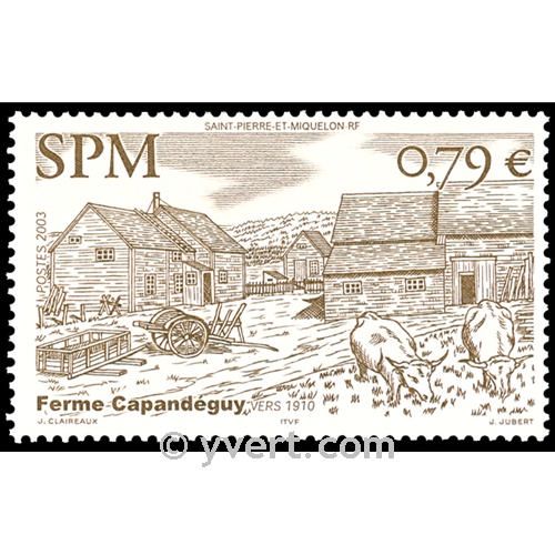 n° 792 -  Timbre Saint-Pierre et Miquelon Poste