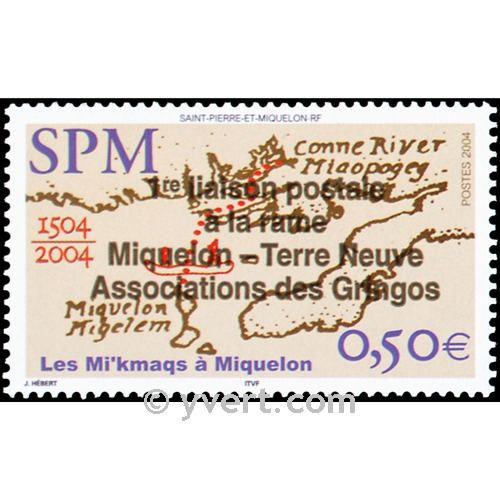 n° 819 -  Timbre Saint-Pierre et Miquelon Poste