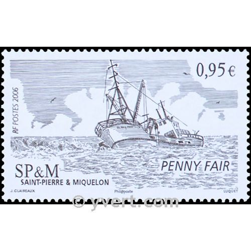 n° 876 -  Timbre Saint-Pierre et Miquelon Poste