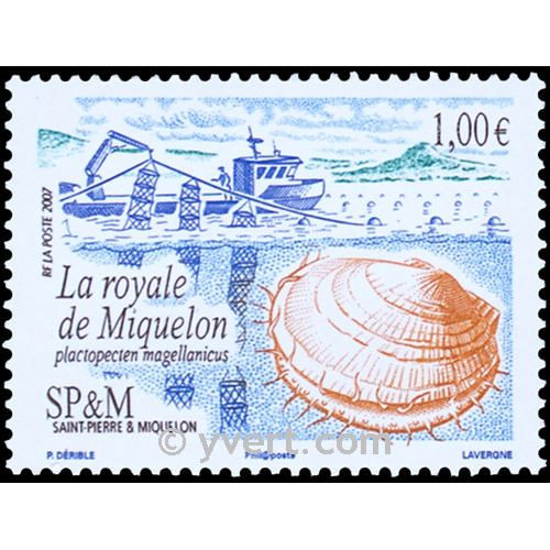 n° 884 -  Timbre Saint-Pierre et Miquelon Poste