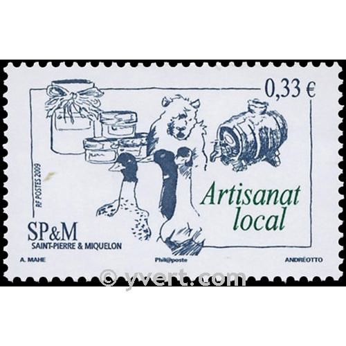 n° 947 -  Timbre Saint-Pierre et Miquelon Poste