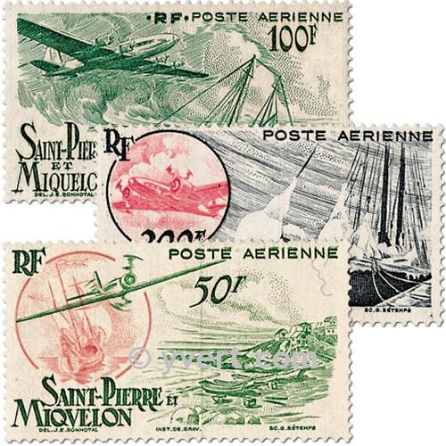 nr. 18/20 -  Stamp Saint-Pierre et Miquelon Air Mail