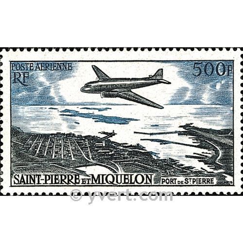 n° 23 -  Timbre Saint-Pierre et Miquelon Poste aérienne