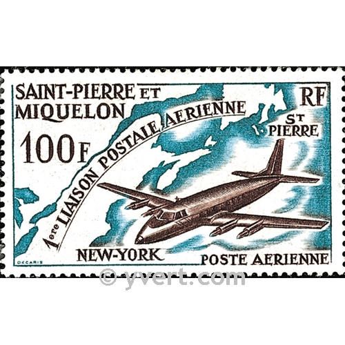 n° 31 -  Timbre Saint-Pierre et Miquelon Poste aérienne