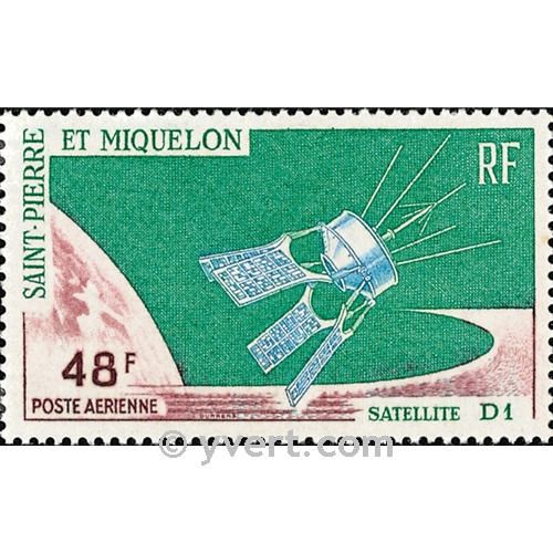 n° 35 -  Timbre Saint-Pierre et Miquelon Poste aérienne