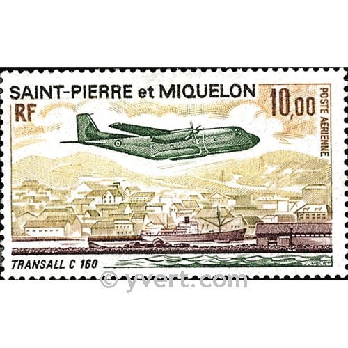 n° 57 -  Timbre Saint-Pierre et Miquelon Poste aérienne