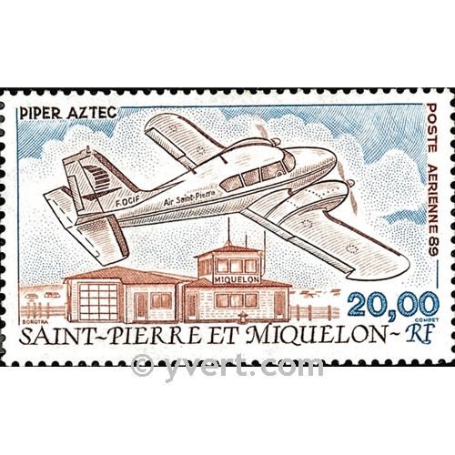 n° 68 -  Timbre Saint-Pierre et Miquelon Poste aérienne