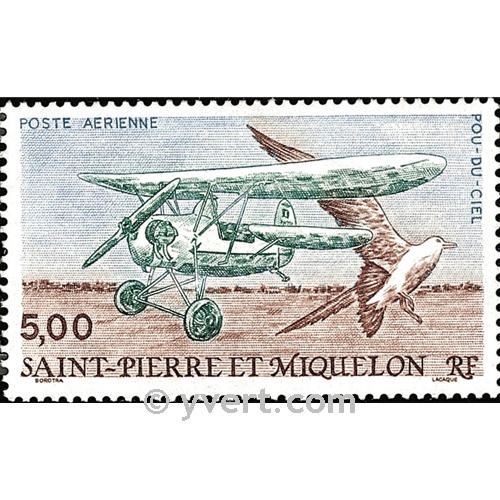 n° 69 -  Timbre Saint-Pierre et Miquelon Poste aérienne