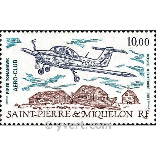 n° 70 -  Timbre Saint-Pierre et Miquelon Poste aérienne