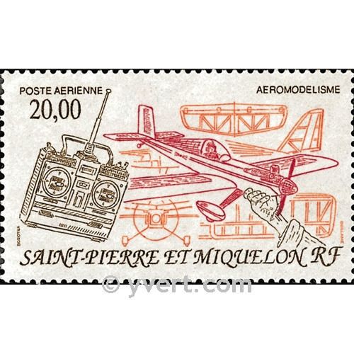 n° 71 -  Selo São Pedro e Miquelão Correio aéreo