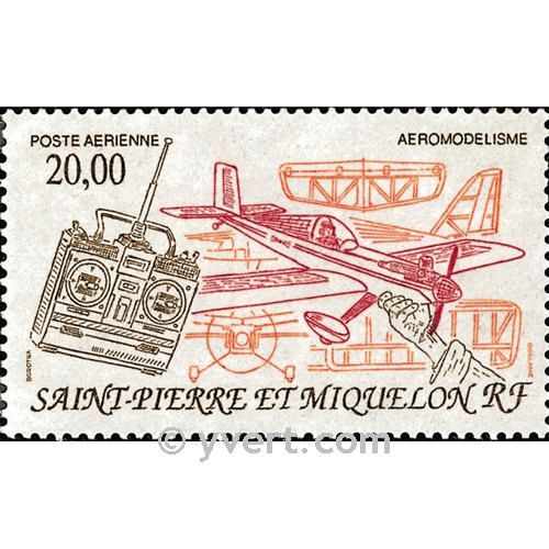 n° 71 -  Timbre Saint-Pierre et Miquelon Poste aérienne