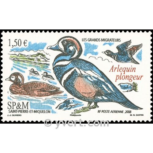 n° 88 -  Timbre Saint-Pierre et Miquelon Poste aérienne