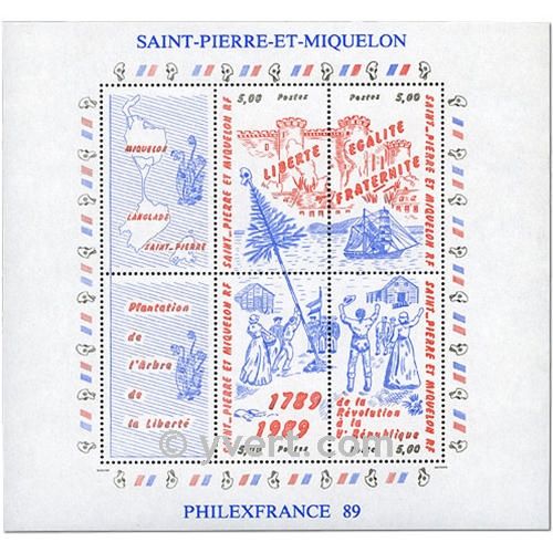 nr. 3 -  Stamp Saint-Pierre et Miquelon Souvenir sheets