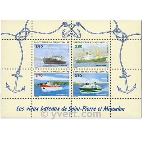 nr. 4 -  Stamp Saint-Pierre et Miquelon Souvenir sheets