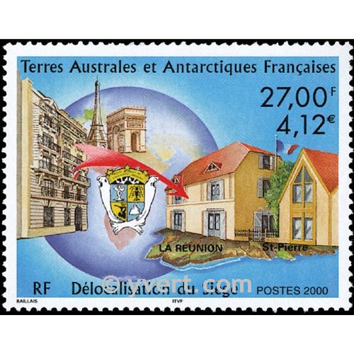 n.o 286 -  Sello Tierras Australes y Antárticas Francesas Correos