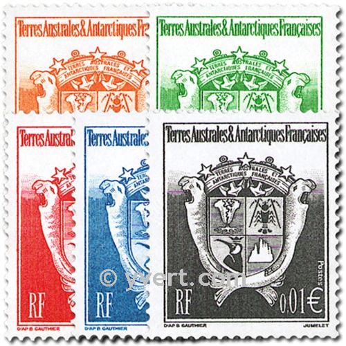 n° 322/326 -  Timbre TAAF Poste