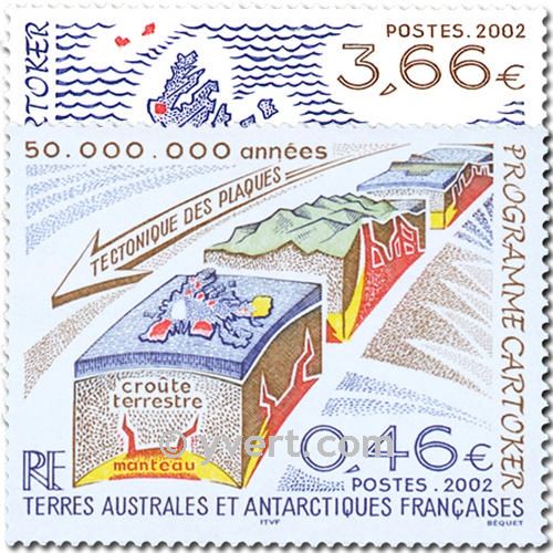 n.o 336/337 -  Sello Tierras Australes y Antárticas Francesas Correos