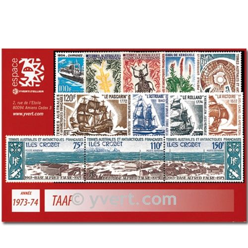 nr. 48/54+PA29/37 -  Stamp French Southern Territories Year set