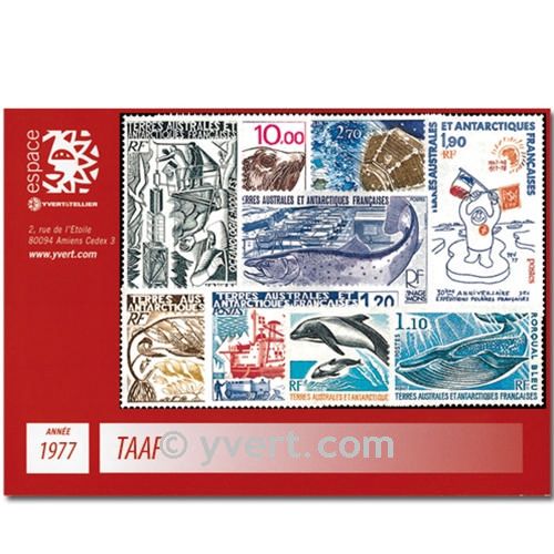 nr. 64/73+PA48/50 -  Stamp French Southern Territories Year set (1977)