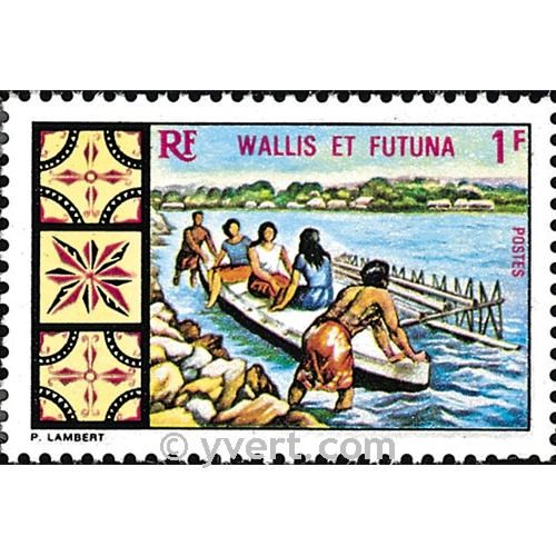 n° 174 -  Timbre Wallis et Futuna Poste