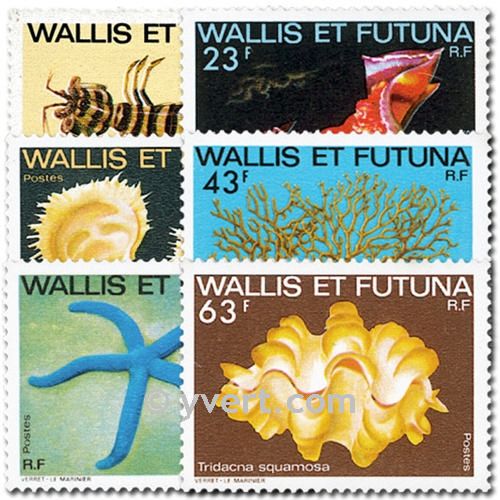 n° 248/253 -  Timbre Wallis et Futuna Poste