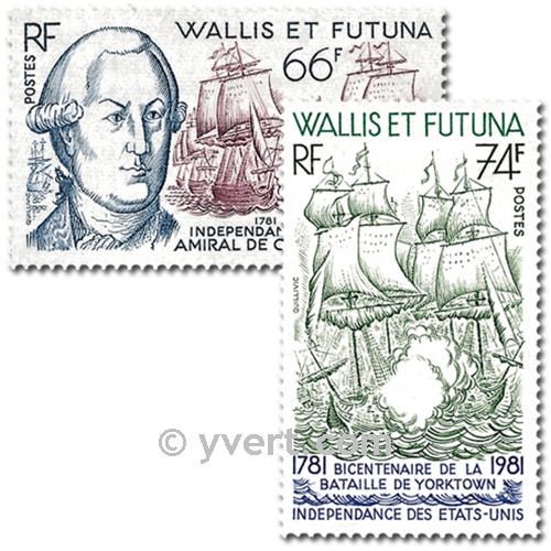 n° 277/278 -  Timbre Wallis et Futuna Poste