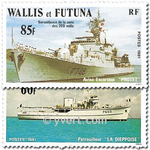 n° 279/280  -  Selo Wallis e Futuna Correios