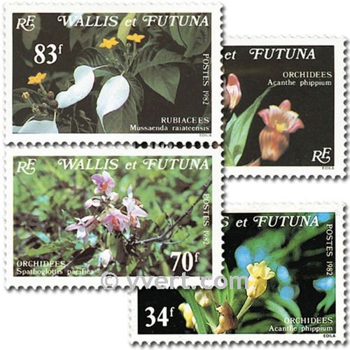 n° 286/289 -  Timbre Wallis et Futuna Poste