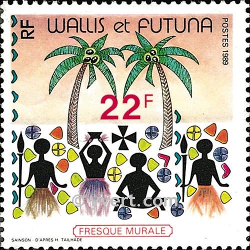 n° 388 -  Timbre Wallis et Futuna Poste