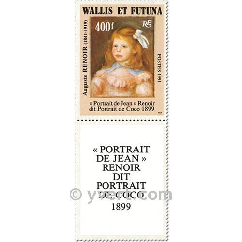 n° 412A -  Timbre Wallis et Futuna Poste