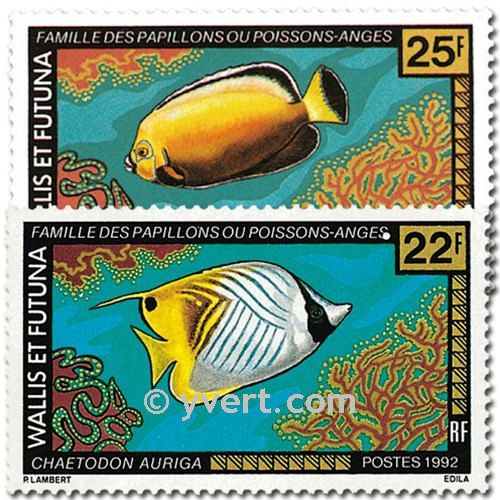 n° 437/438 -  Timbre Wallis et Futuna Poste