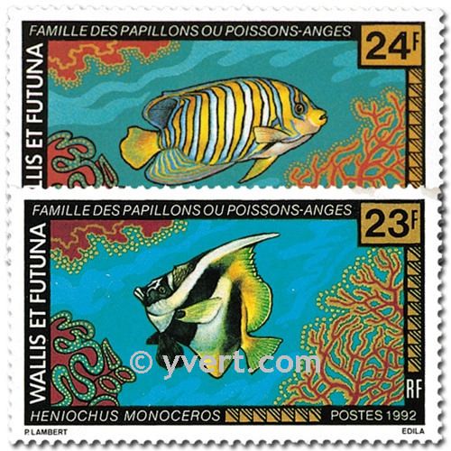 n° 439/440 -  Timbre Wallis et Futuna Poste