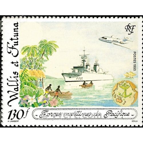 n° 444 -  Selo Wallis e Futuna Correios