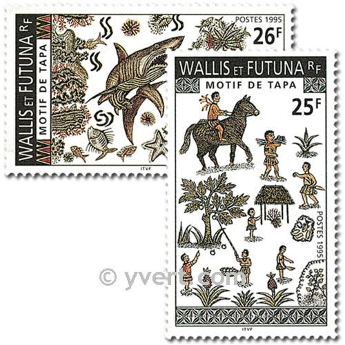 n° 483/484 -  Timbre Wallis et Futuna Poste