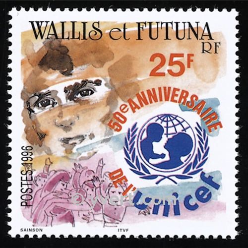 n° 496 -  Timbre Wallis et Futuna Poste