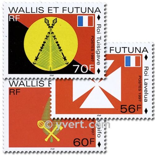 n° 498/500  -  Selo Wallis e Futuna Correios