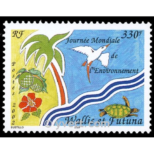 n.o 570 -  Sello Wallis y Futuna Correos