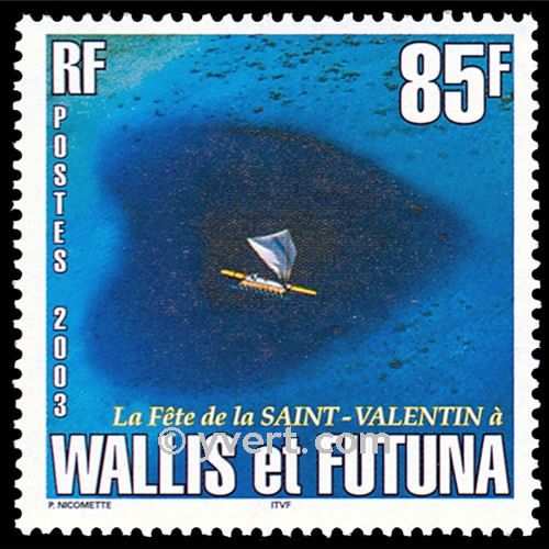 n.o 589 -  Sello Wallis y Futuna Correos