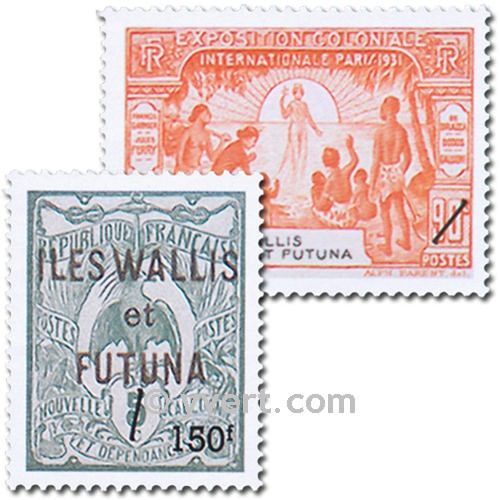 n° 649/650  -  Selo Wallis e Futuna Correios