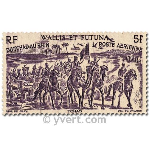 n° 5/10 -  Timbre Wallis et Futuna Poste aérienne