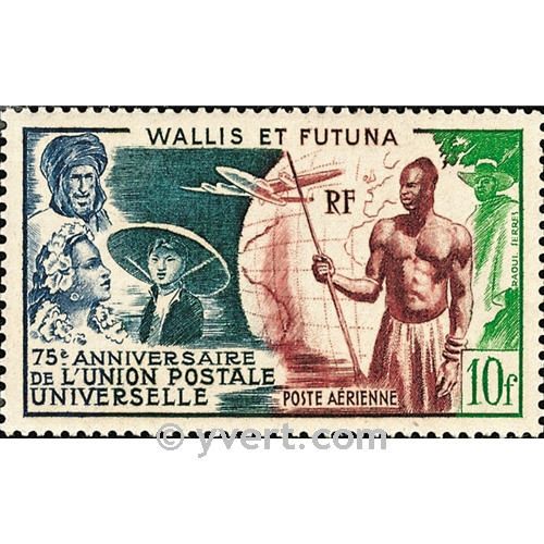 n° 11  -  Selo Wallis e Futuna Correio aéreo