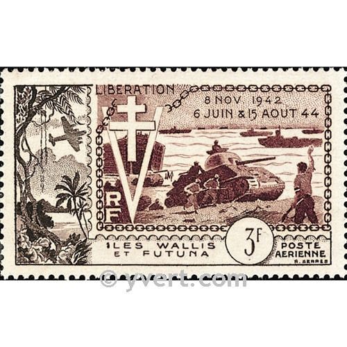 n° 14  -  Selo Wallis e Futuna Correio aéreo