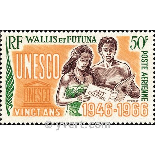 n.o 28 -  Sello Wallis y Futuna Correo aéreo