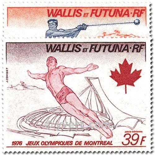 n° 72/73 -  Timbre Wallis et Futuna Poste aérienne